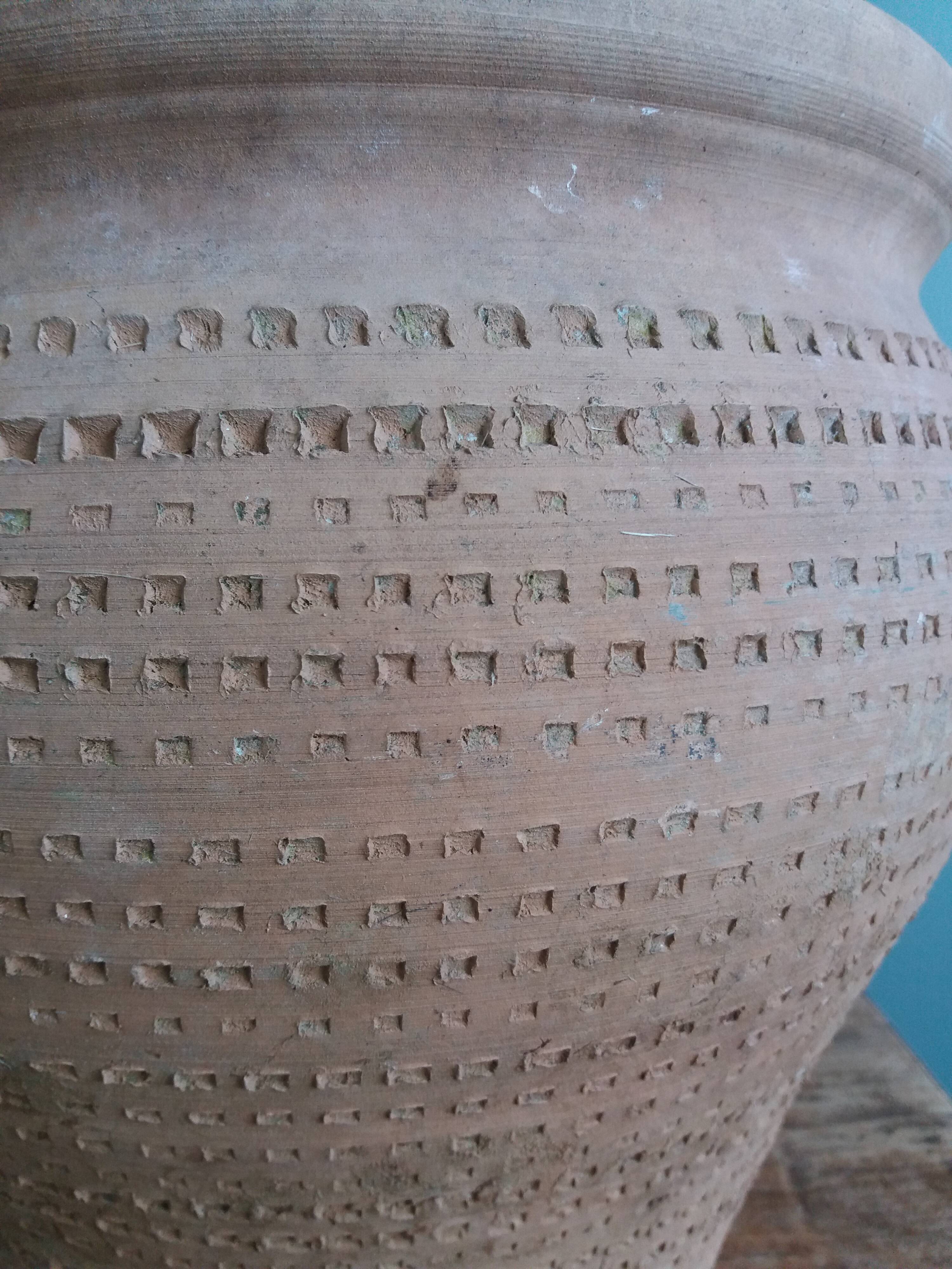 Pot en terre cuite jardinière poterie artisanale
