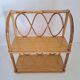 Set of bamboo wall shelves