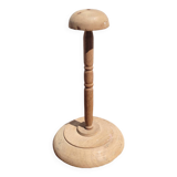 Raw wood hat rack