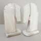Pair of vintage 1970s onyx bookends