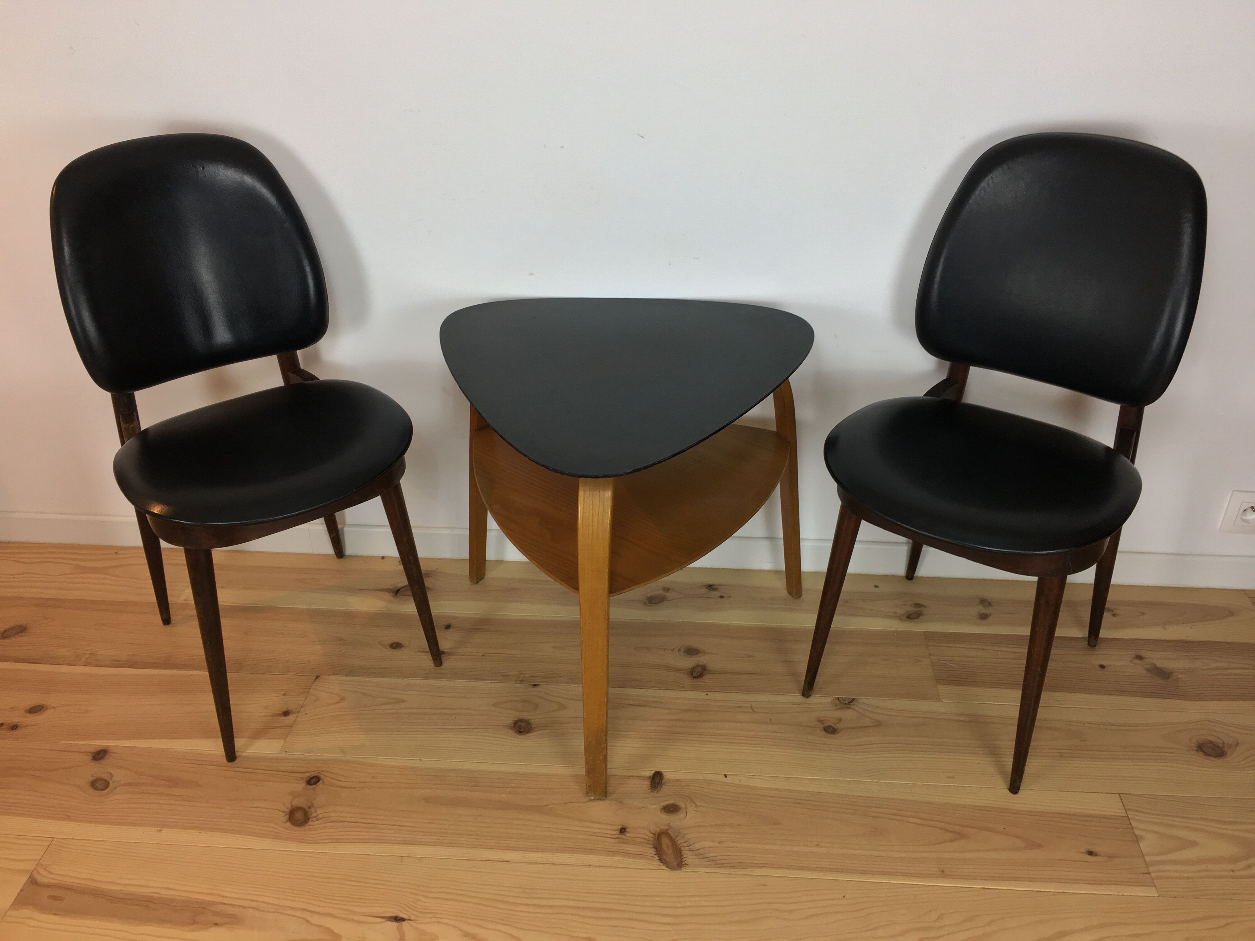 Pegasus chair by Baumann, black