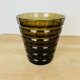 Daum Nancy Art Deco vase 1930 Lorraine cross smoked glass