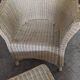 Vintage rattan lounge