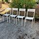 4 chaises bistrot vintage