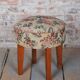 Art Deco Beech Stool, Czech, 1930s