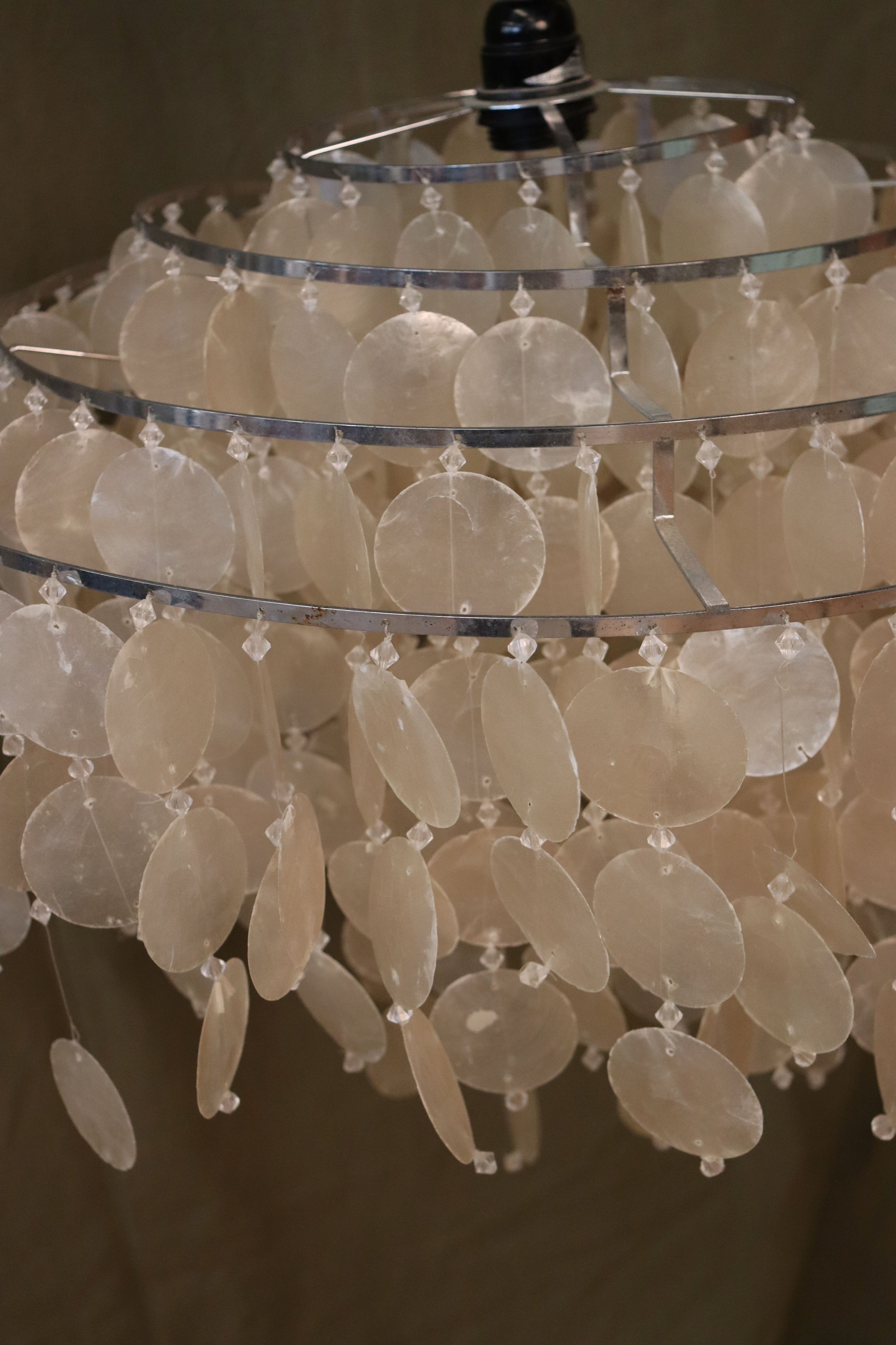 Mother-of-pearl chandelier