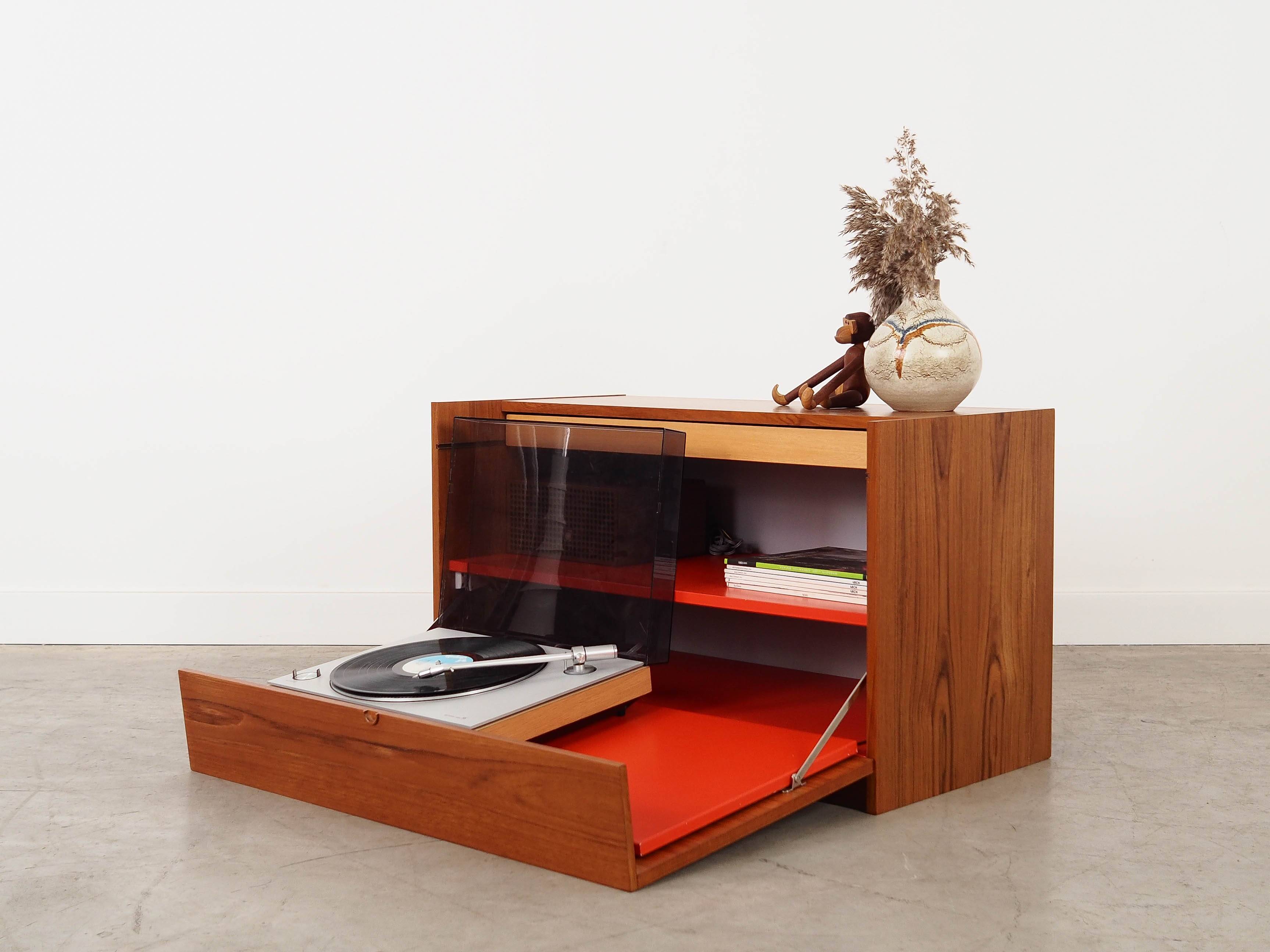 Turntable cabinet, Danish design, 1970s, made in Denmark