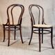 Paire de chaises bistrot Fischel n°18 de 1900 ca