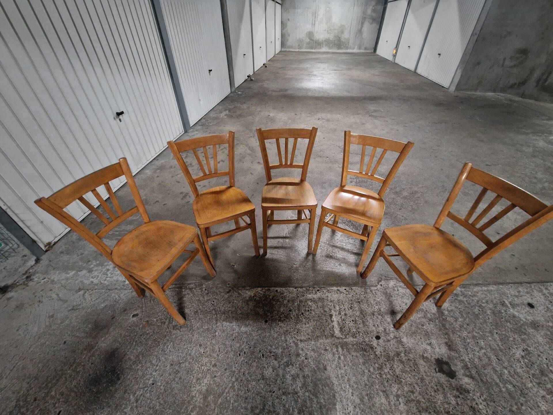 Lot de 5 chaises bistrot