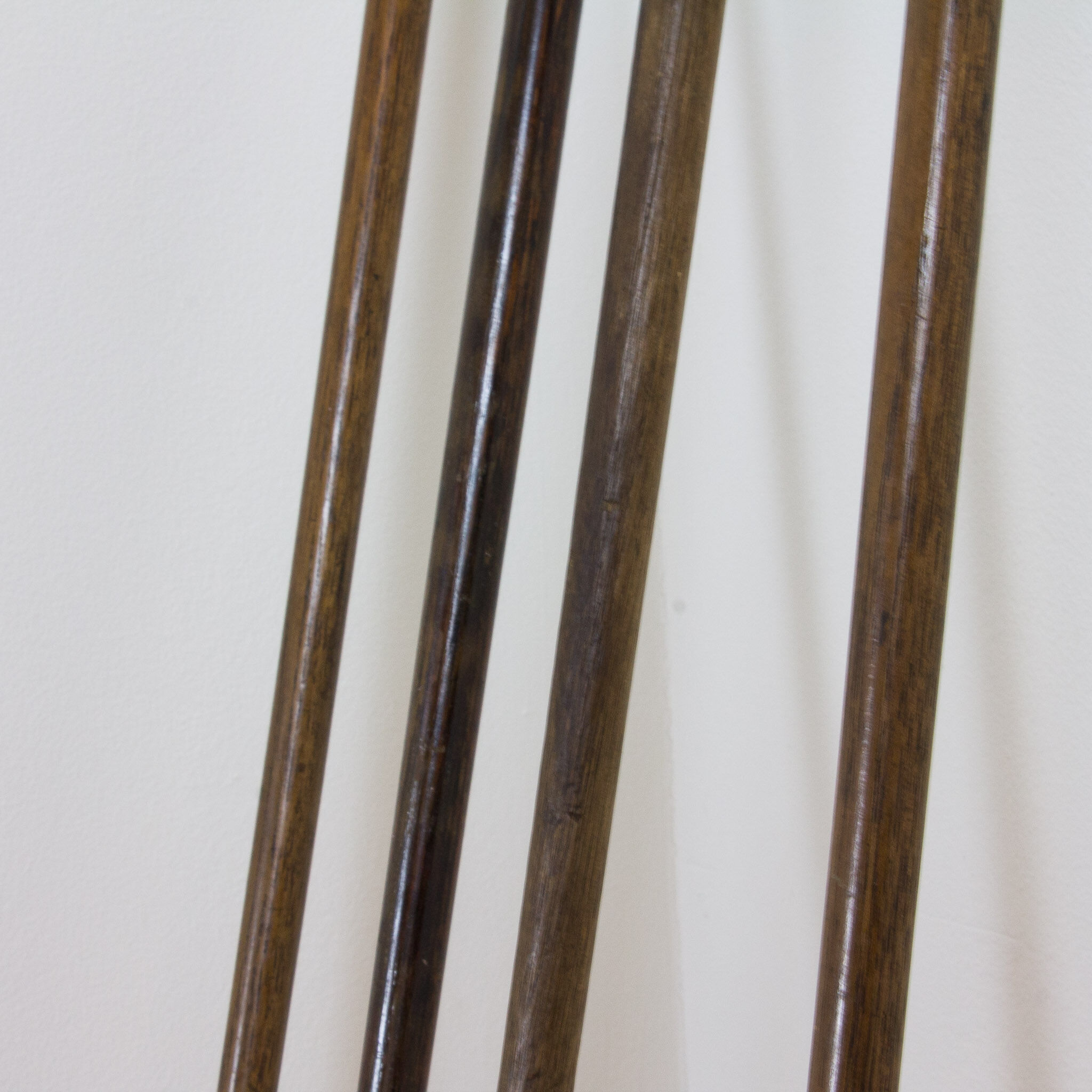 Set of 4 polished vintage golf clubs