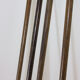 Set of 4 polished vintage golf clubs