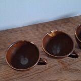 Tasses ou bolée à cidre en grès