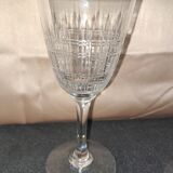 Set of 12 wine glasses, Baccarat, Cavour model, Year 1916