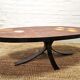 Jean Jaffeux lava stone and ceramic coffee table
