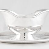 Saucière en métal argenté Christofle modèle Atlante