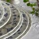 6 assiettes plates en porcelaine Anglaise
