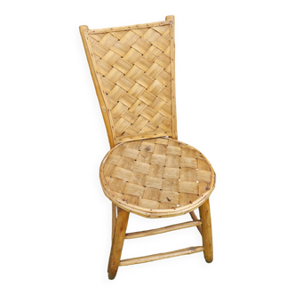 Vintage chestnut chair