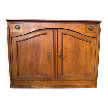 Buffet bas d'époque Louis XVI en merisier massif
