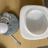 Lampe à pilules encastrée minimaliste en verre opalin blanc