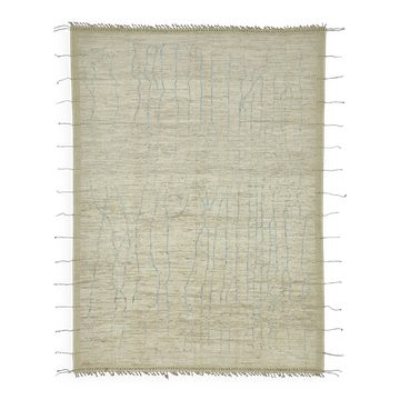 Tapis en laine beige fait main, pièce unique turque, 311 cm x 428 cm