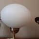 Upcycled white opaline lamp | romantic - retro chic