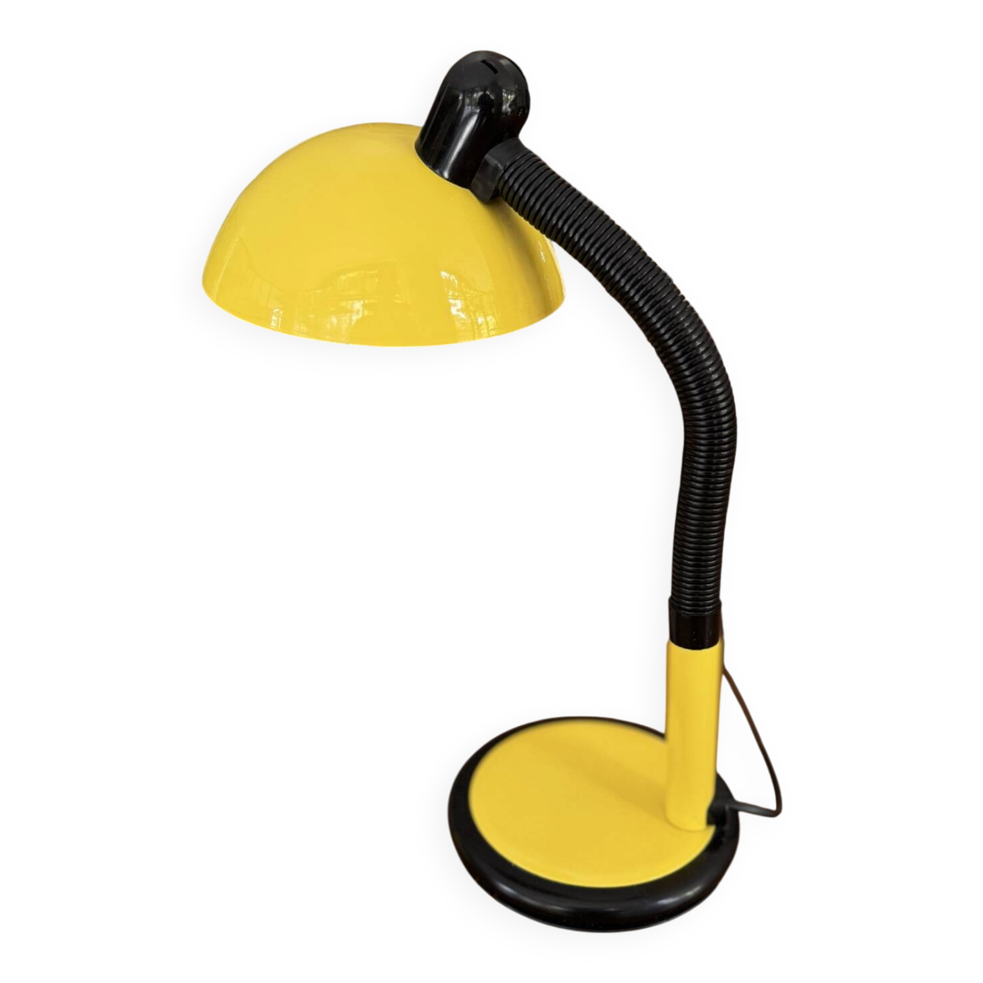 Lampe de table articulée jaune