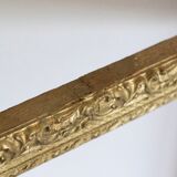 Old gilded wooden frame