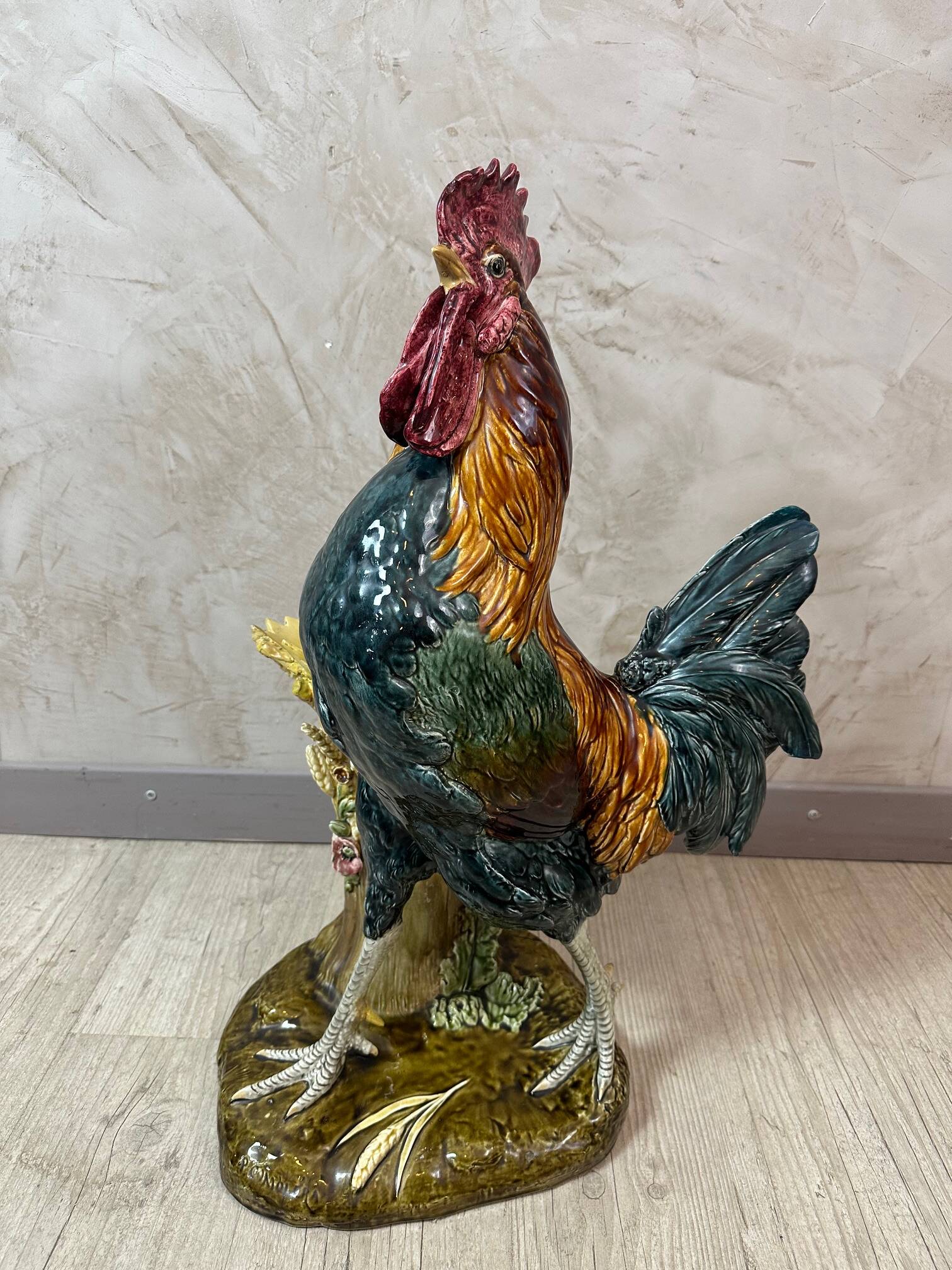 Paul Comoléra Faience Rooster