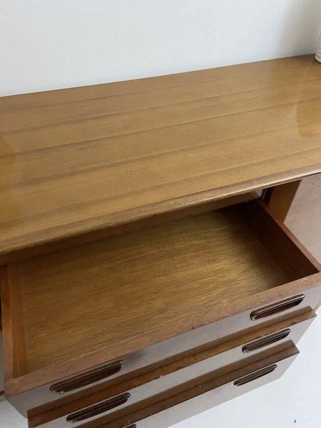 Vintage teak sideboard in Scandinavian style