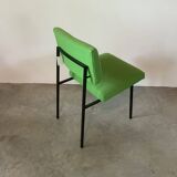 Restored 1901 chair Tonus green, Guermonprez 1959