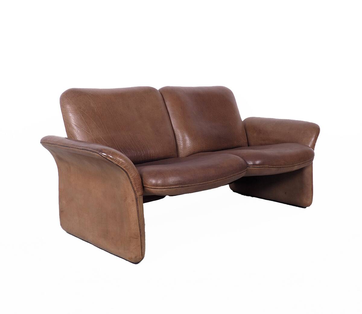 De Sede Brown Leather Ds 50 Sofa, 1970s