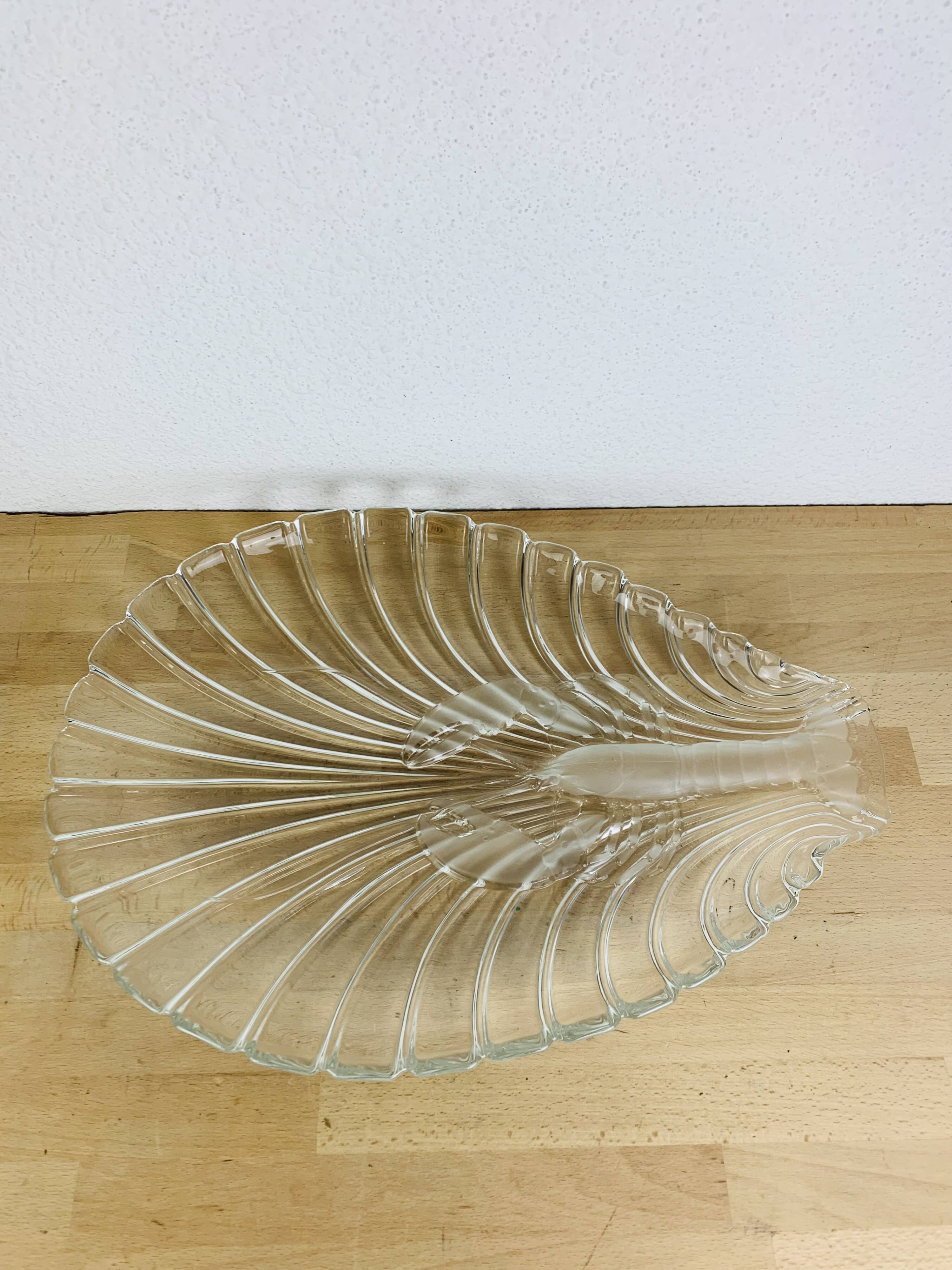 Lobster seafood dish by Walther-Glas, glass