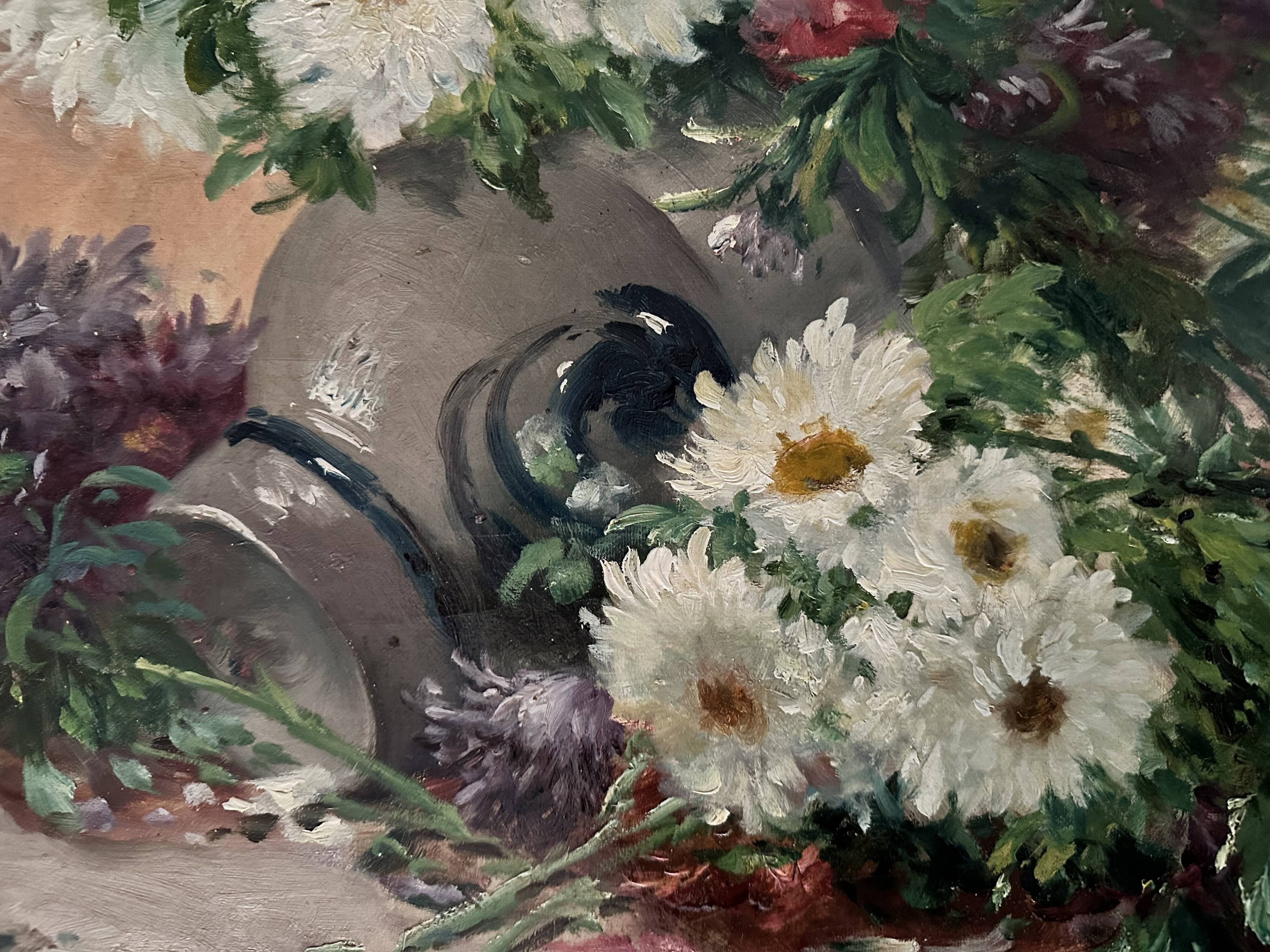 Oil on Canvas - Eugène Henri Cauchois - Fully restored