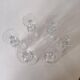 Arques crystal champagne flutes