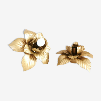 Deux appliques florentine vintage