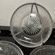 4 Baccarat plates in Greek key pattern 19th century