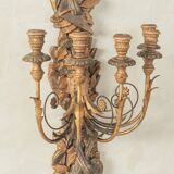 Baroque wall candle holder