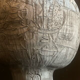 Vallauris ceramic signed by the artist Olisch.