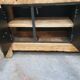 Industrial established furniture two metal doors and 6 wooden drawers