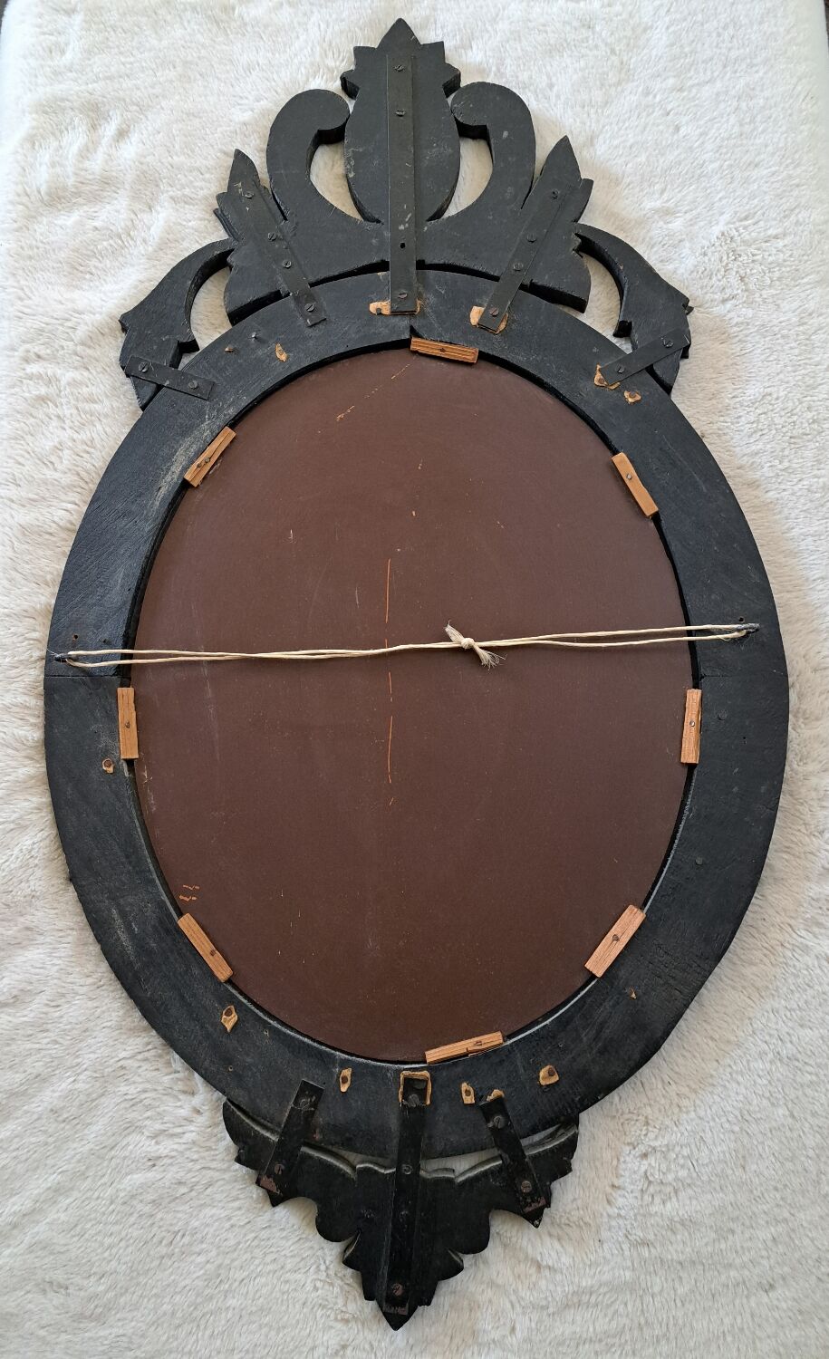 Oval Venetian mirror