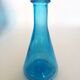Ensemble de 6 bocaux en verre bleu