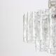 Murano Glass Tube Chandelier Ice by Doria, Germany, 1960s