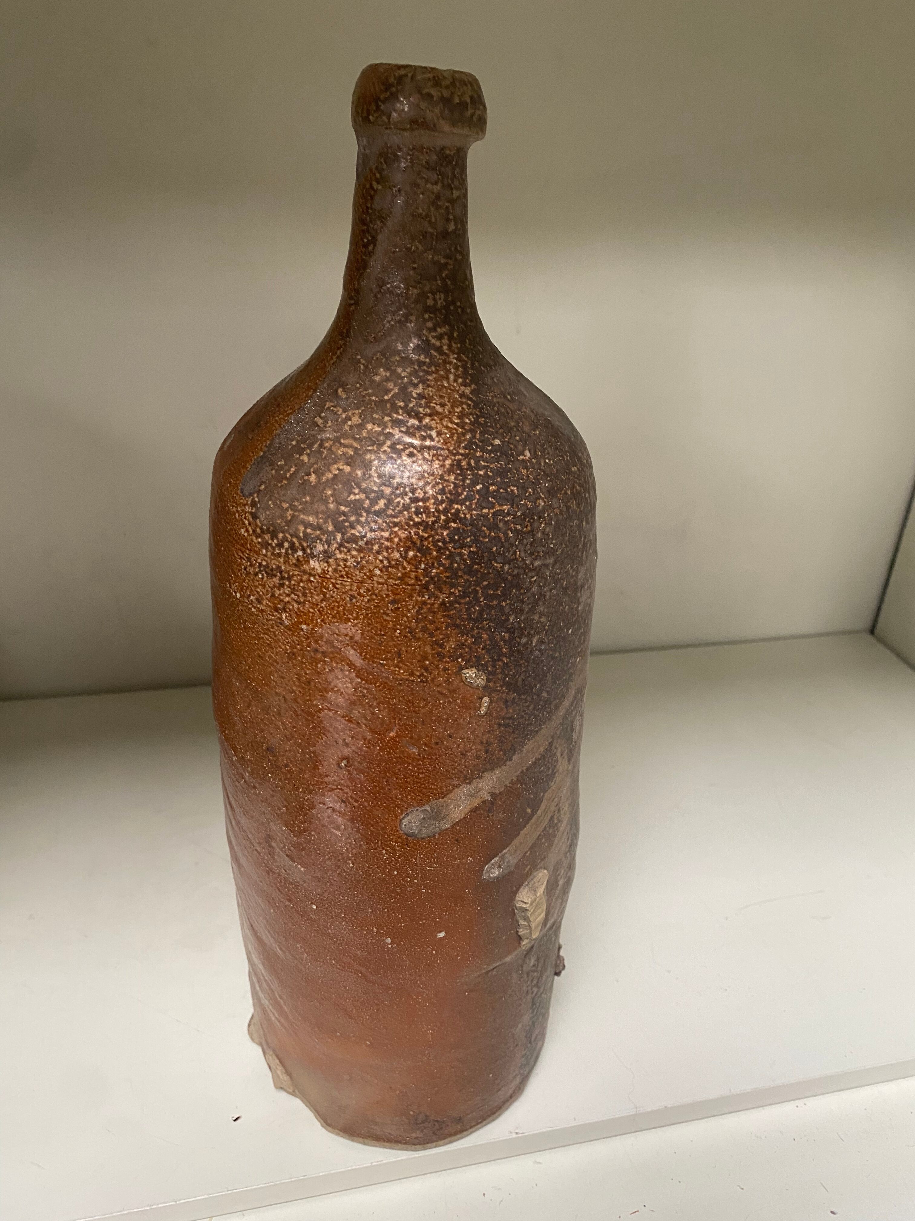 Old sandstone bottle