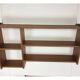 Suite of asymmetrical Scandinavian wall shelves 60s