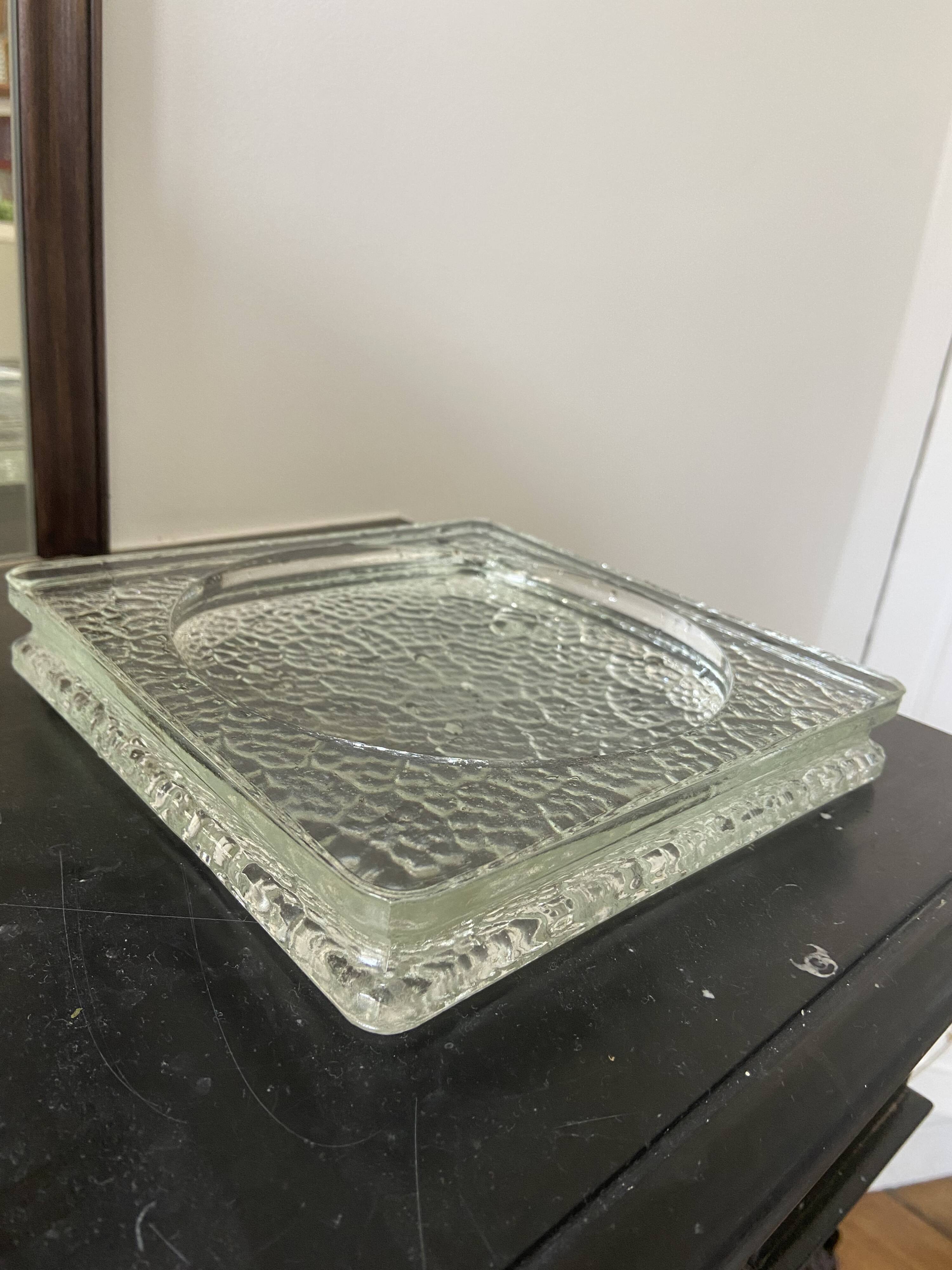 Glass ashtray