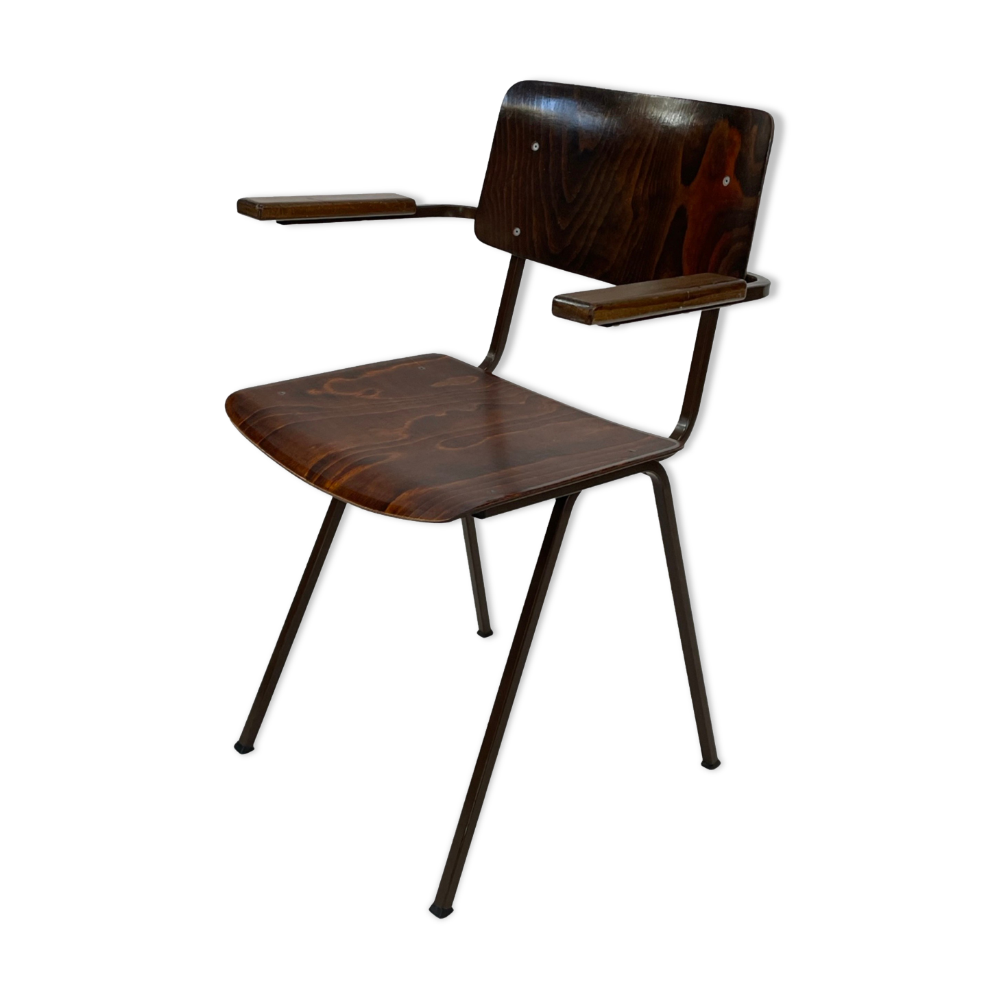 Chaises vintage school années 1960 Eromes