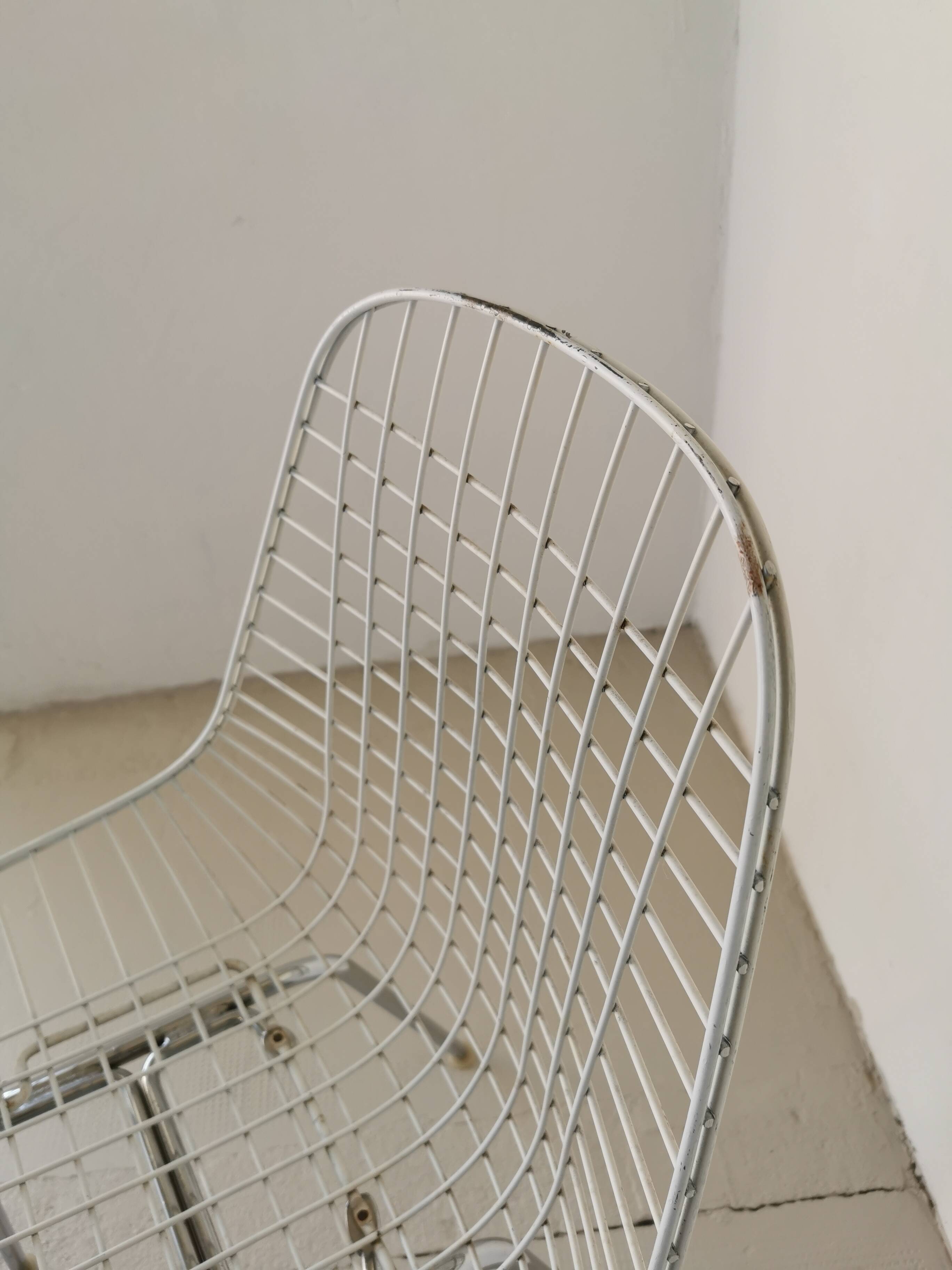 Eames DKX wire chair for Herman Miller