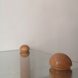 coffee table thick glass, italy 1970