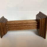 Bougeoir carré en bois
