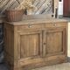 Renovated antique buffet in raw solid oak